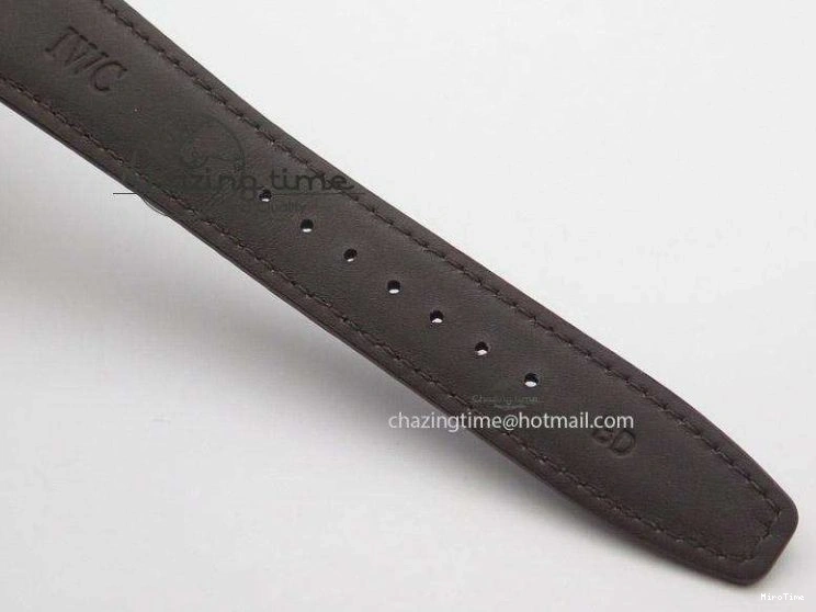 MIROTIME 0331 Portuguese Real PR IW500127 RG ZF 1:1 Best Edition Grey Red Dial On Brown Leather Strap A52010 V AllSeason 7331